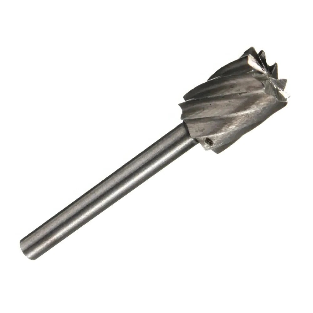 10Pack 1/8in Shank HSS Rotary Burr File Rasp Drill Bits For Wood Stone Carving