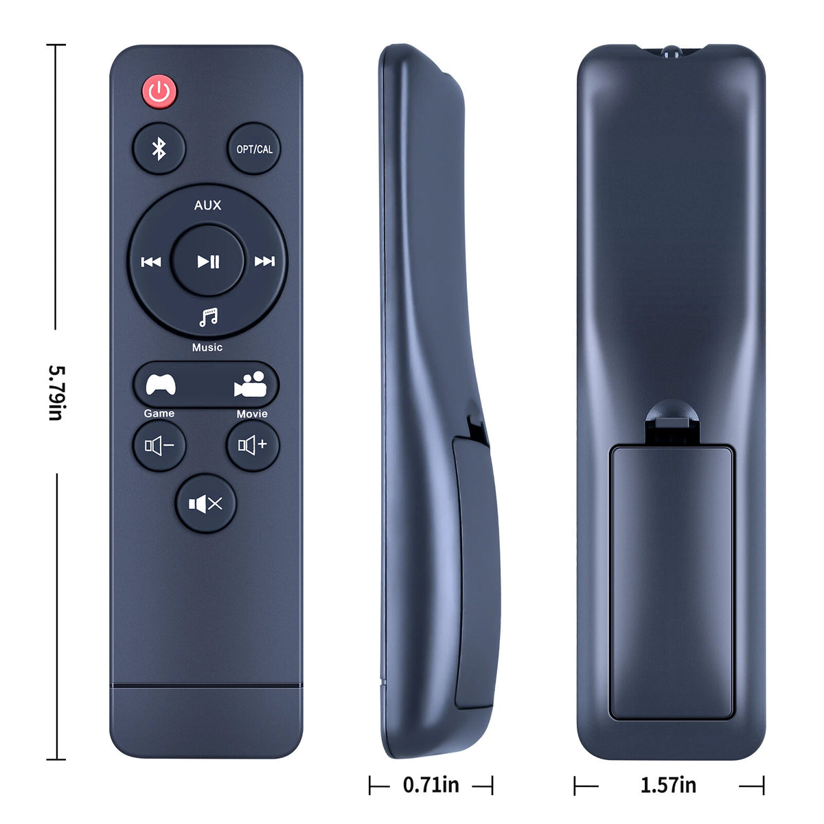 Soundbar Remote Control For ONN Sound Bar 100008045 100024201 100002635