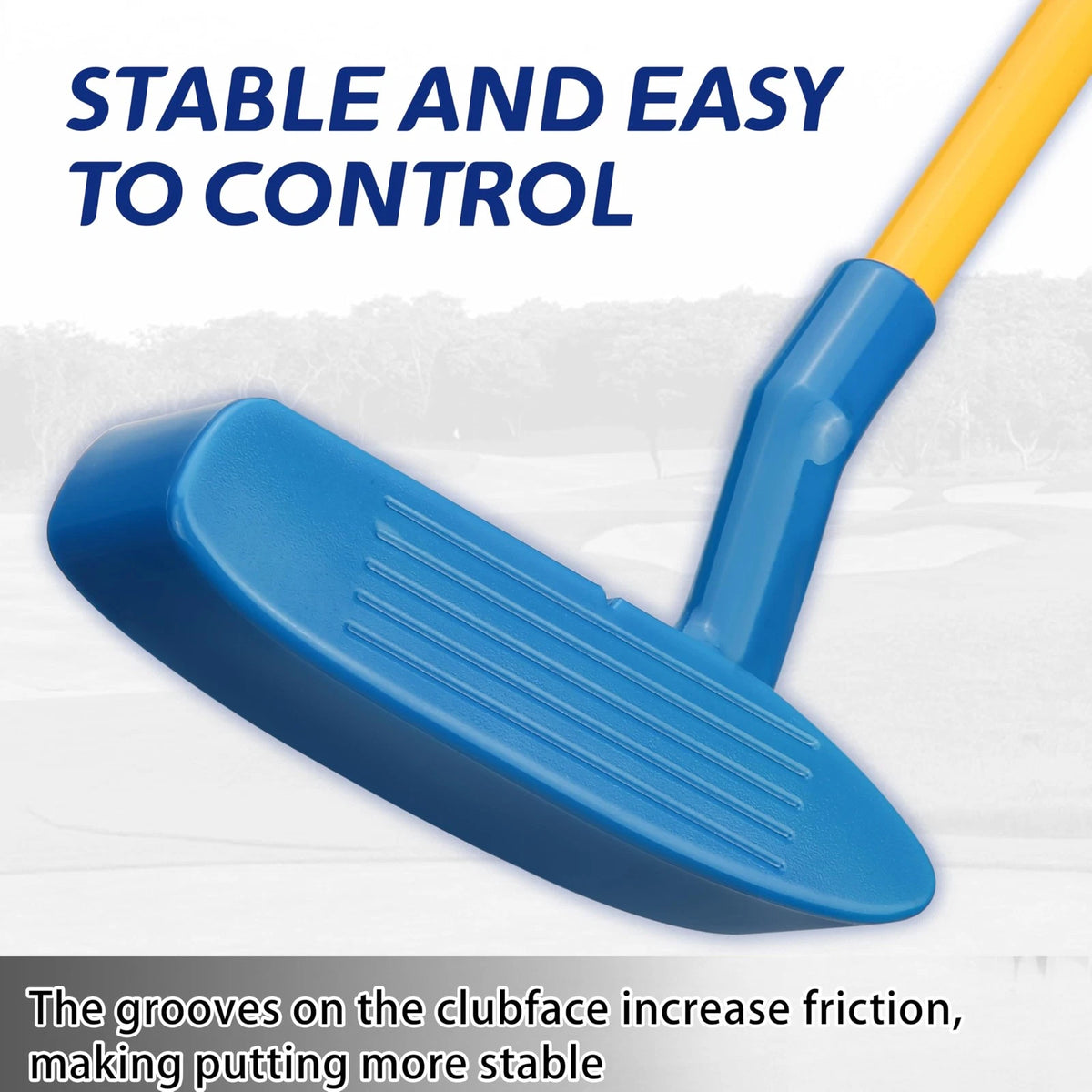 PGM Children's Golf Club Set - Can Hit Real Balls, 3 Pieces 2-3 years, Blue