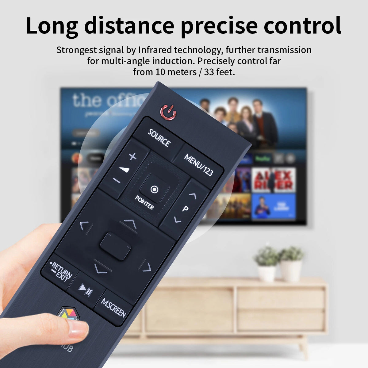 BN59-01220D For Samsung HUB Smart TV Remote Control 01220E 01220G 01220B