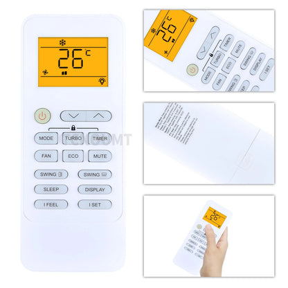 Air Conditioning Remote Control For TCL 190424(XHY-S) With backlight