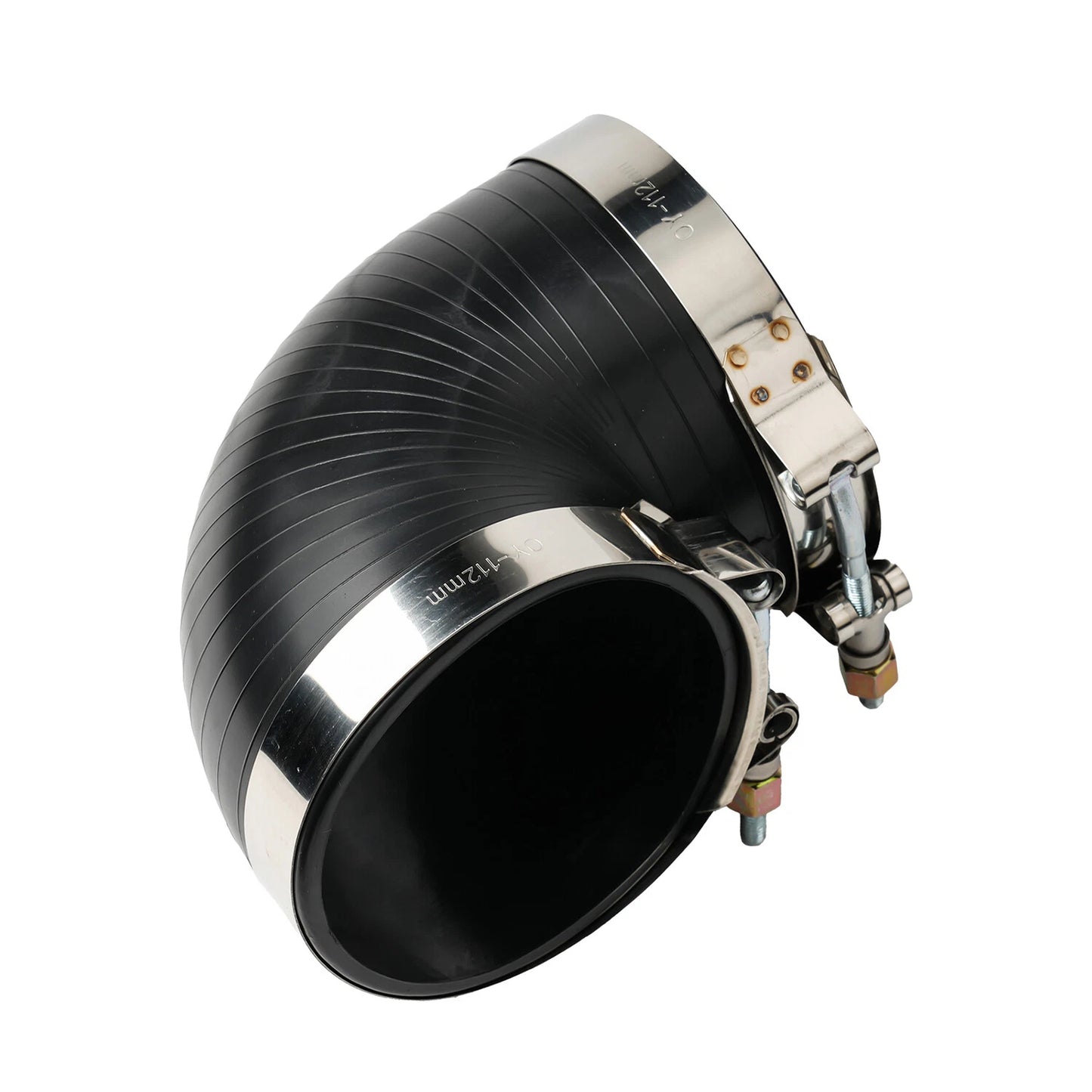 Performance 9781 Black 90 Degree Coupler Boot For 4 Inch Diameter Intake Tubes