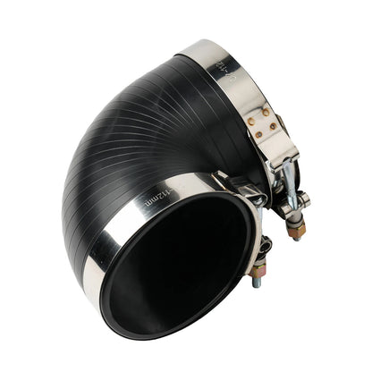 Performance 9781 Black 90 Degree Coupler Boot For 4 Inch Diameter Intake Tubes