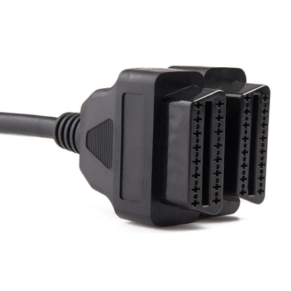 OBD2 OBDII Splitter Extension Cable 16pin Male to Dual Female Y Cable Tool Part