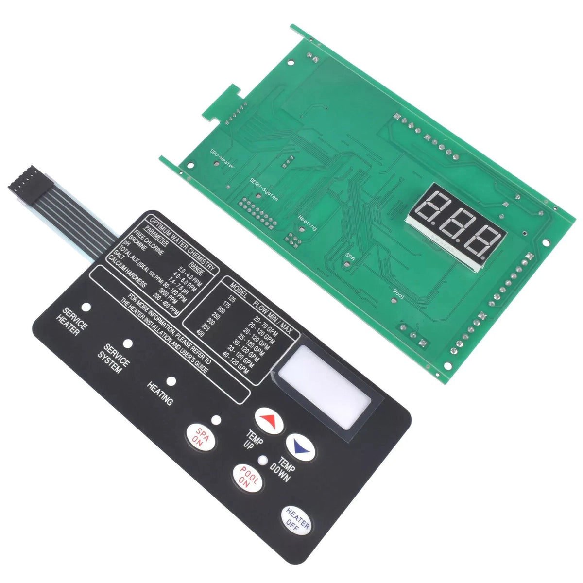 42002-0007S Control Board 472610Z Switch Membrane Pad Kit For Pentair SR400NA