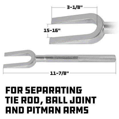 Powerbuilt 15/16-Inch Ball Joint Separator Tool – Pickle 15/16 in., Silver