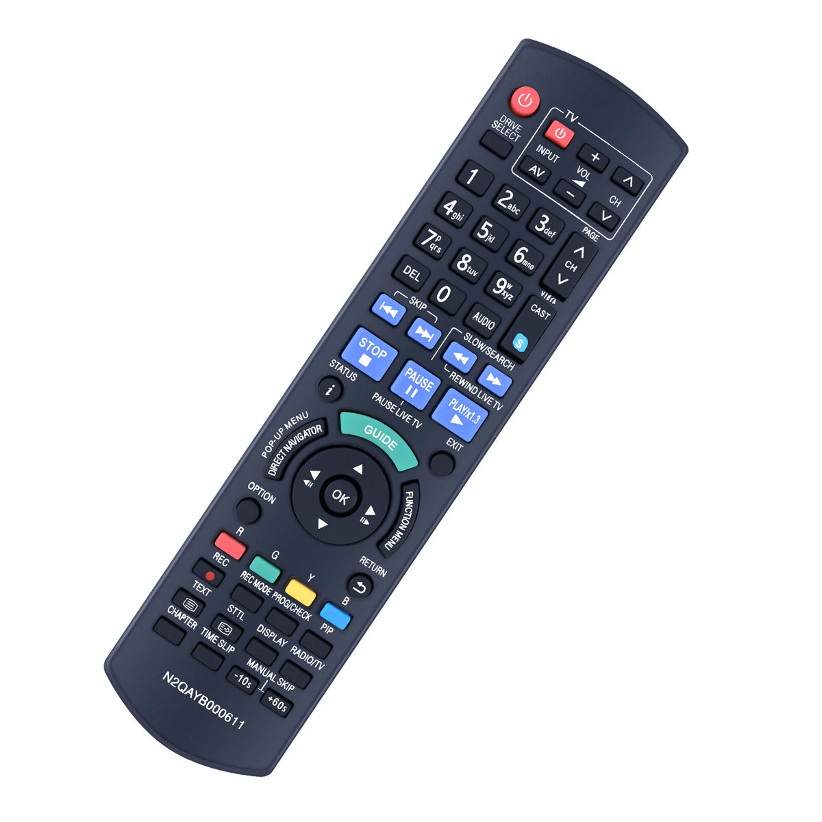 N2QAYB000611 Replace Remote Control For Panasonic Disc Player HDD Recorder