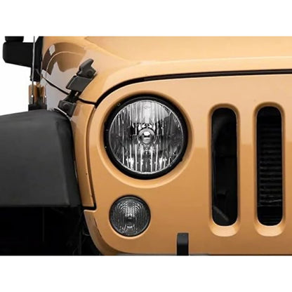 2Pcs Round Headlight Mount Bracket Rings Kits For Jeep Wrangler JK 2007-2017