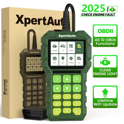 XpertAuto C303 OBD2 Scanner Live Data Professional Mechanic Universal OBDII...