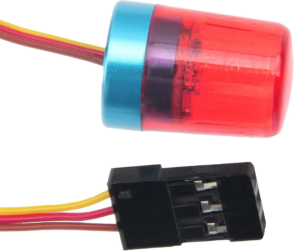 2Pcs Vgoohobby Multi-Function RC LED Flash Lights Alarm Lamp Flashing Red