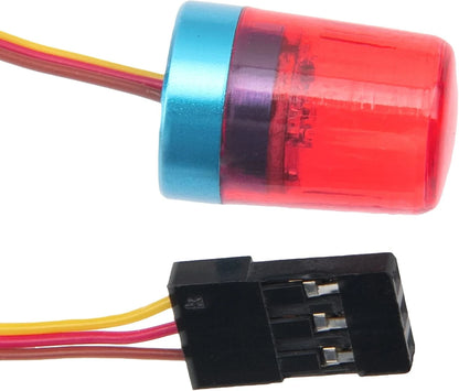 2Pcs Vgoohobby Multi-Function RC LED Flash Lights Alarm Lamp Flashing Red