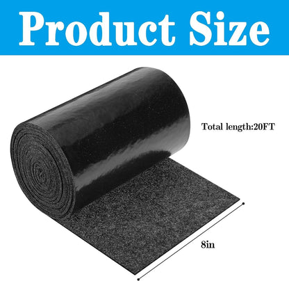DECOHS 8 Inch x 20 Ft Boat Trailer Bunk Carpet - 8inch x 20ft, x 20ft