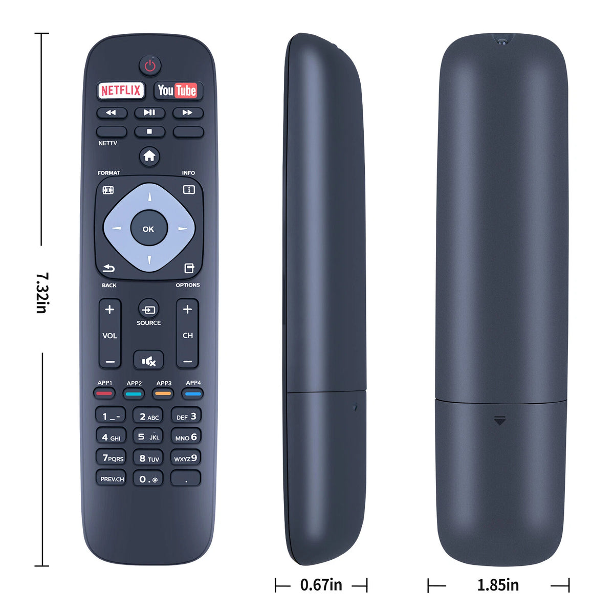 Remote Control For Philips 5000 Series Smart Ultra HDTV 55PFL5901/F8