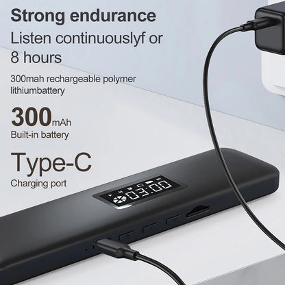 Bluetooth Speaker For Sleepless 5.3Rechargeable Bone Conduction Smart Connection
