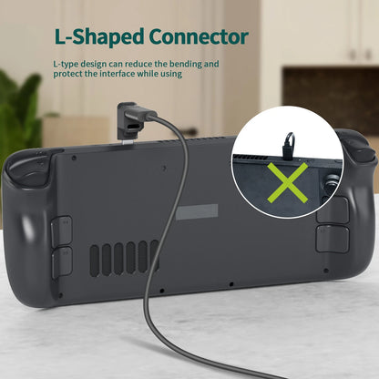 Thumb Grip Cap Cover&Back Bracket & Type-C Adapter For Steam Deck/Switch/OLED c