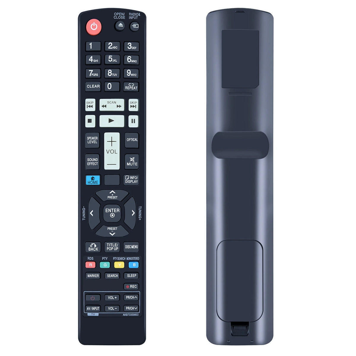 AKB73355603 For LG Hi-Fi System Replacement Remote Control FX165DAB FX166