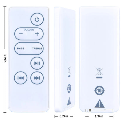 Remote Control For Altec Lansing M602 T612 M604 Dock Powered Speaker System