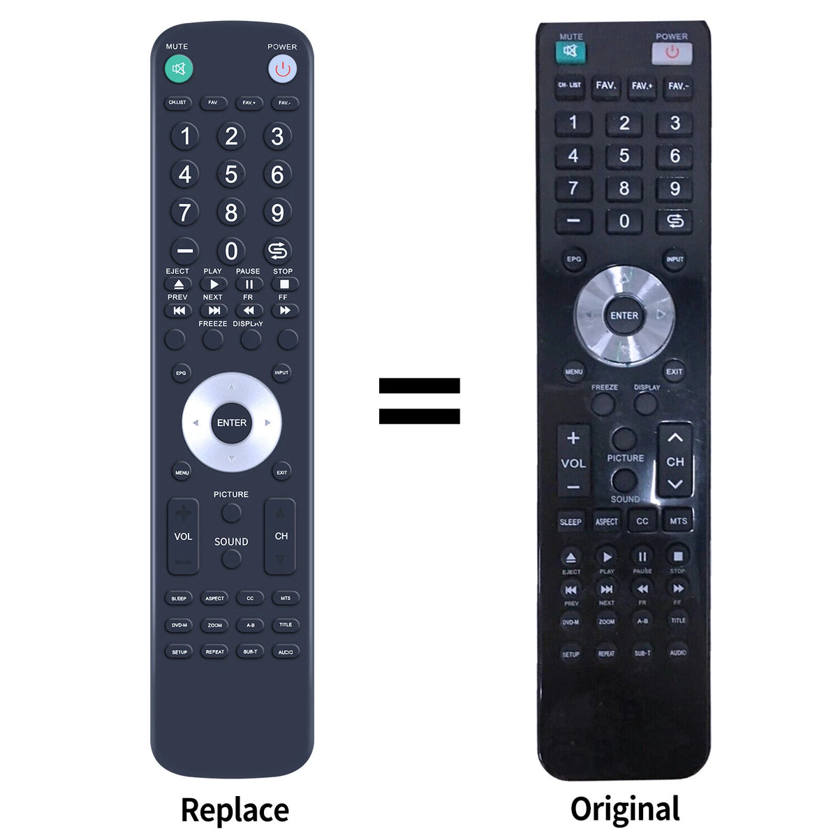 RE20QP80 Remote Control For RCA TV 26LA33RQ 32LB30RQ LED46C45RQ LED32B30RQ