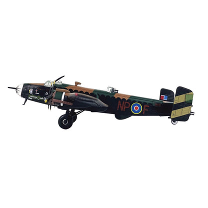 16cm 1/144 WWII For Handley Page Halifax B.Mk III Bomber Model Static Display