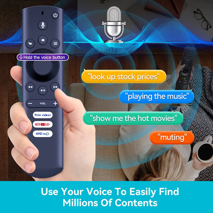 Voice Remote Control For Element Westinghouse Fire TV EL4KAMZ4317 WA43UFT1001