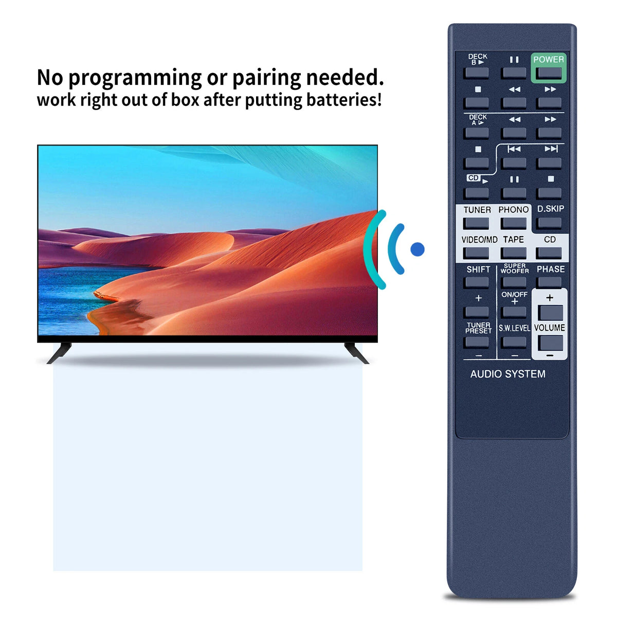 RM-SA441 Remote Control For Sony Audio System GDM20G10 HCD441 NCD441