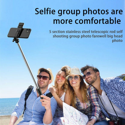 Smartphone Selfie Stick Wireless Bluetooth Rotating 360° Remote LED Highlight
