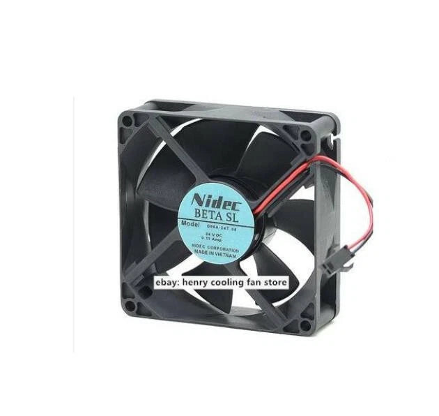 Nidec D08A-24TU04 fan DC 24V 0.11A 80X80X25mm Inverter / Printer Cooling Fan