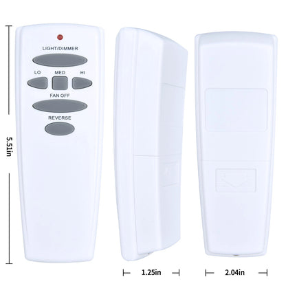 UC7078T / CHQ7078T reversing fan remote for Hunter and Hampton Bay