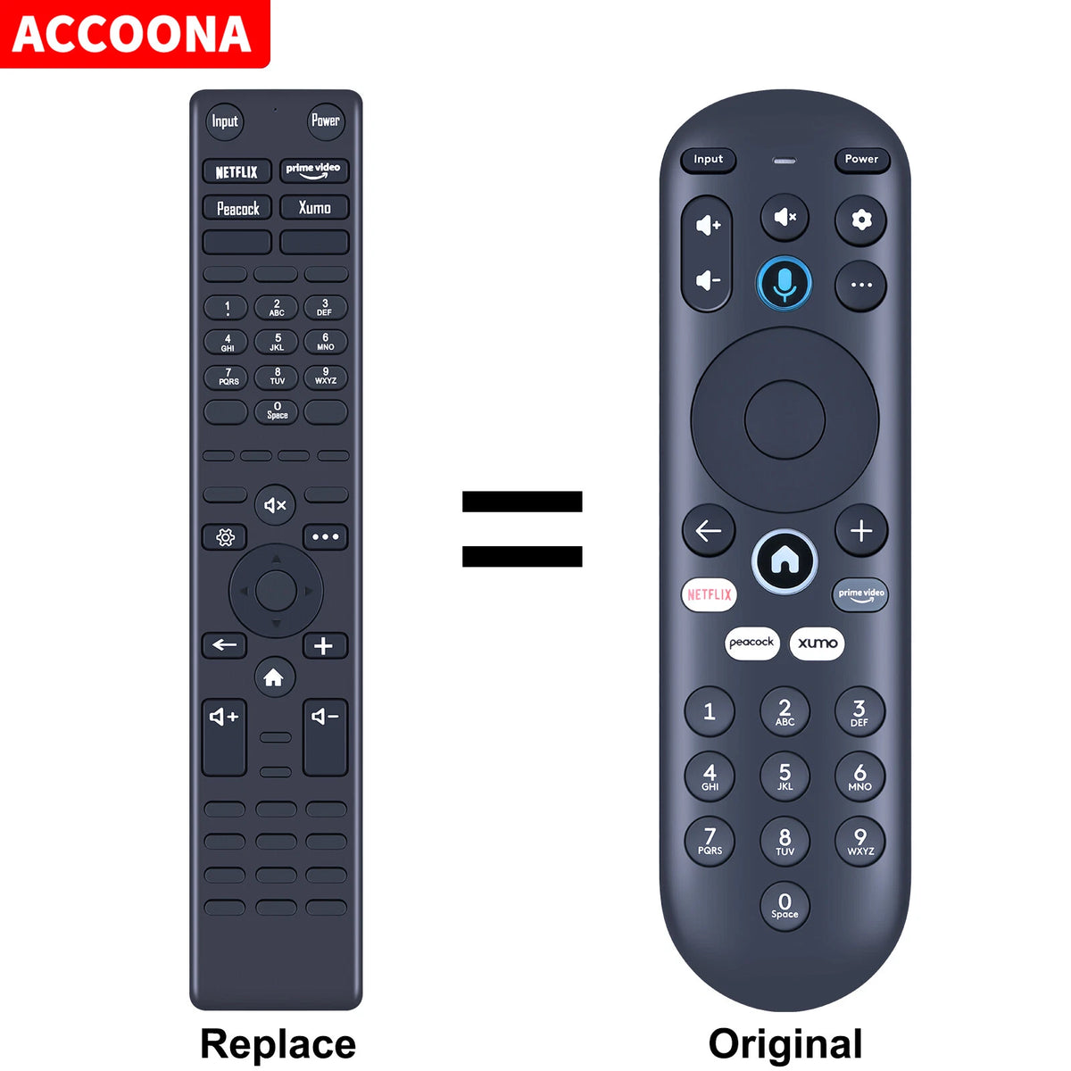 Remote Control For Element Xumo Smart TV E500AC43C E500AC50C E500AC55C E500AC65C