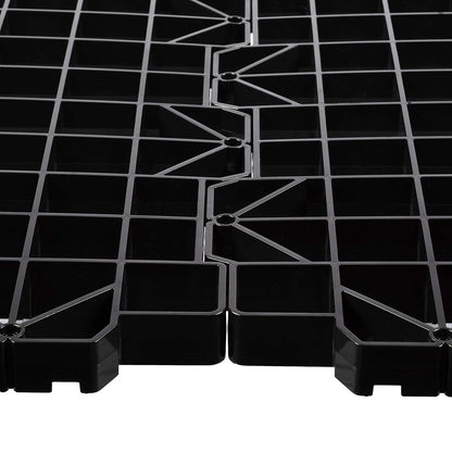 Attic Dek Flooring Storage System, Walking Deck Pallet 4pk - Universal, Black