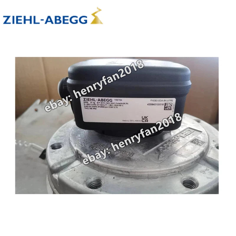 ZIEHL-ABEGG FN080-SDA.6N.V7P5 Axial Fan 400V 3~ Air Conditioner Room Cooling Fan