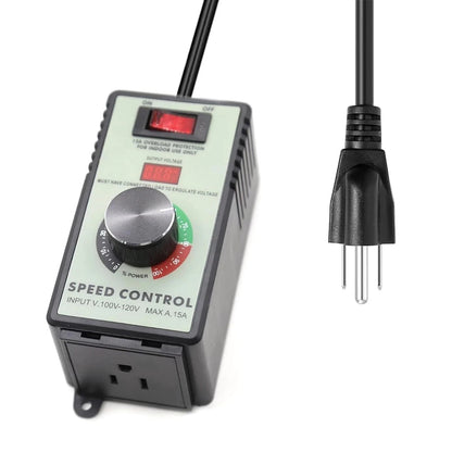 Professional AC Motor Speed Controller 120V for Inductive and Resistive Loads