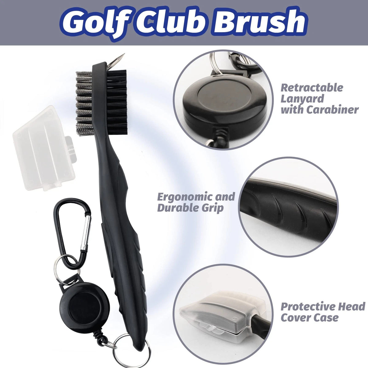 Golf Accessories Kit - 5 inches x 4 inches, 3 in 1