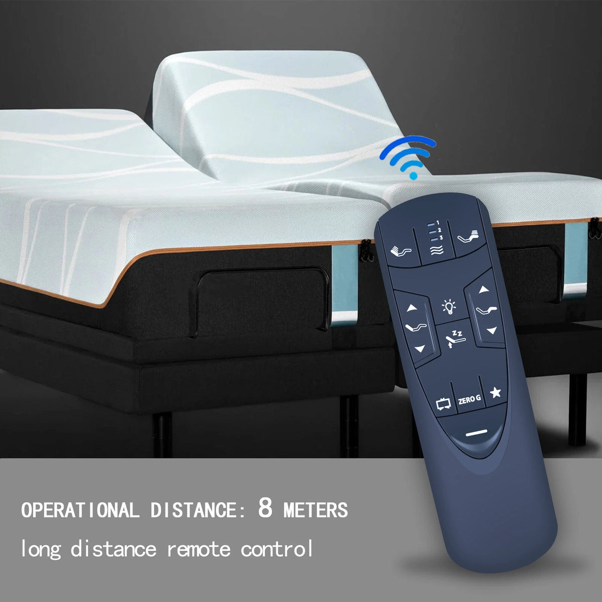 For Tempurpedic Ergo EXTEND Remote Control RF502A JLDK.33.01.37