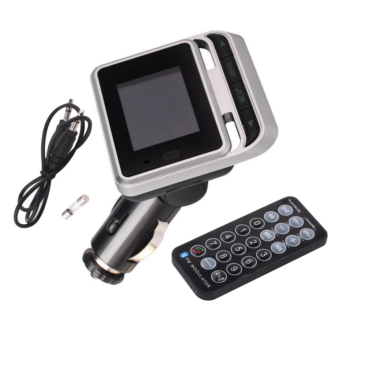 Stereo Bluetooth FM Radio Transmitter Car Cigarette Lighter Radio Music Adapter