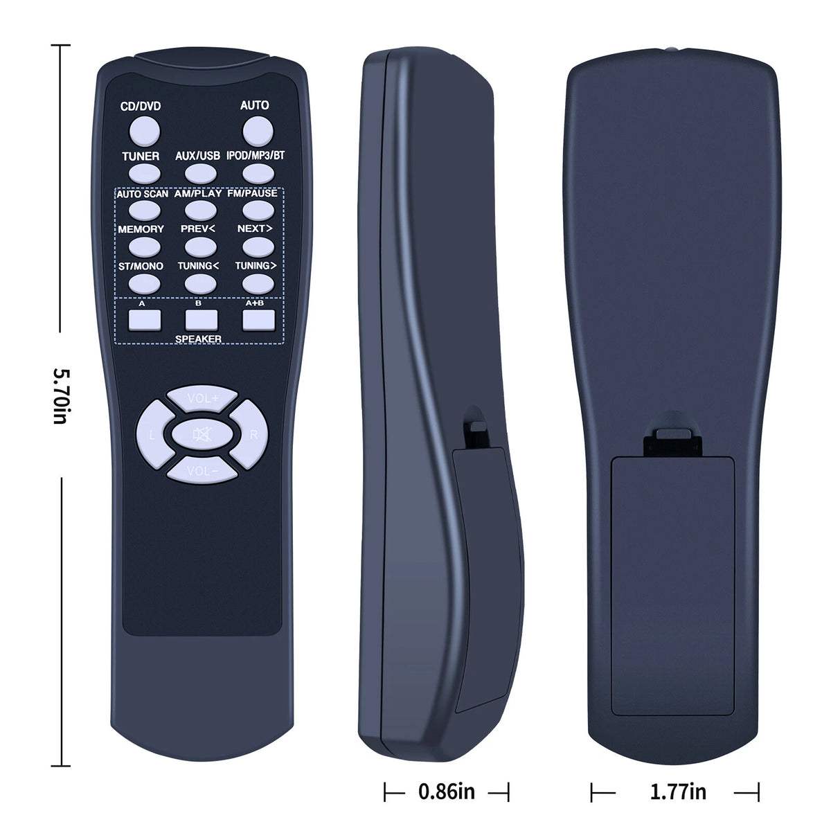 Remote Control For Pyle Home 300W Digital Stereo Receiver System PT270AIU