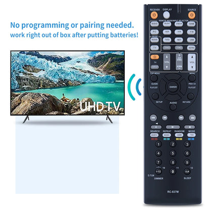 RC-837M Replace Remote For Onkyo AV Receiver TX-NR616S TX-NR616B TXNR616