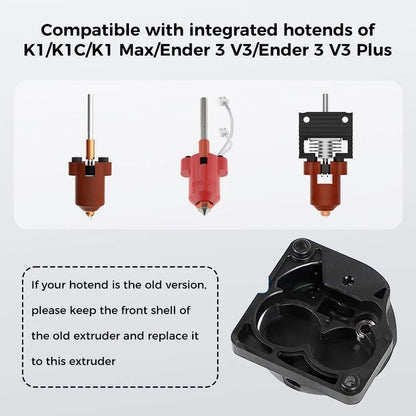 Creality K1/K1 Max/K1C Extruder with Motor, Official /, With Motor