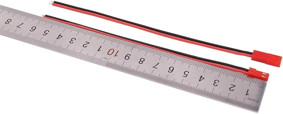 20pairs 22awg 2 Pin JST Connector Male Female Plug 15cm Silicone Wire for...