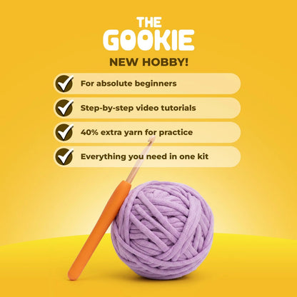 THE GOOKIE Crochet Kit for Beginners - All-in-One Amigurumi with Capybara