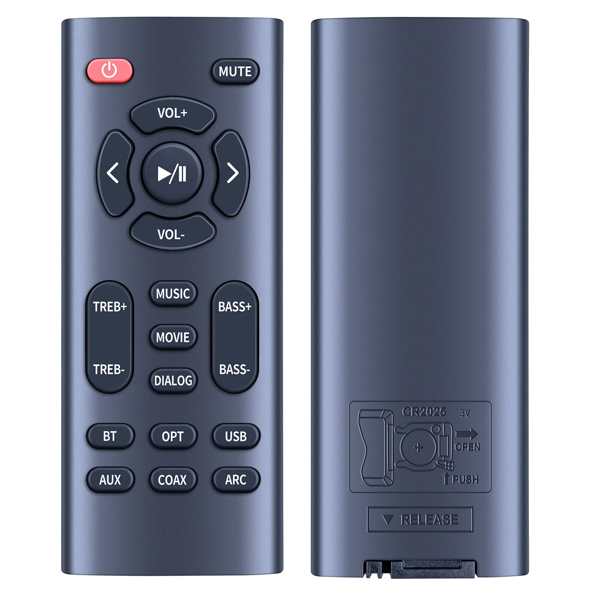 Replace Remote Control For Bestisan Sound Bar 80 watts 33.5 inch Sound Bars