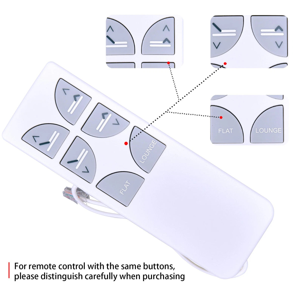 Replace Remote For Serta Motion Esssentials 2 II Linak hb12012-00 Adjustable Bed