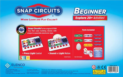 Snap Circuits Beginner, Electronics 11.7 x 2 x 7.4 inches, Beginner