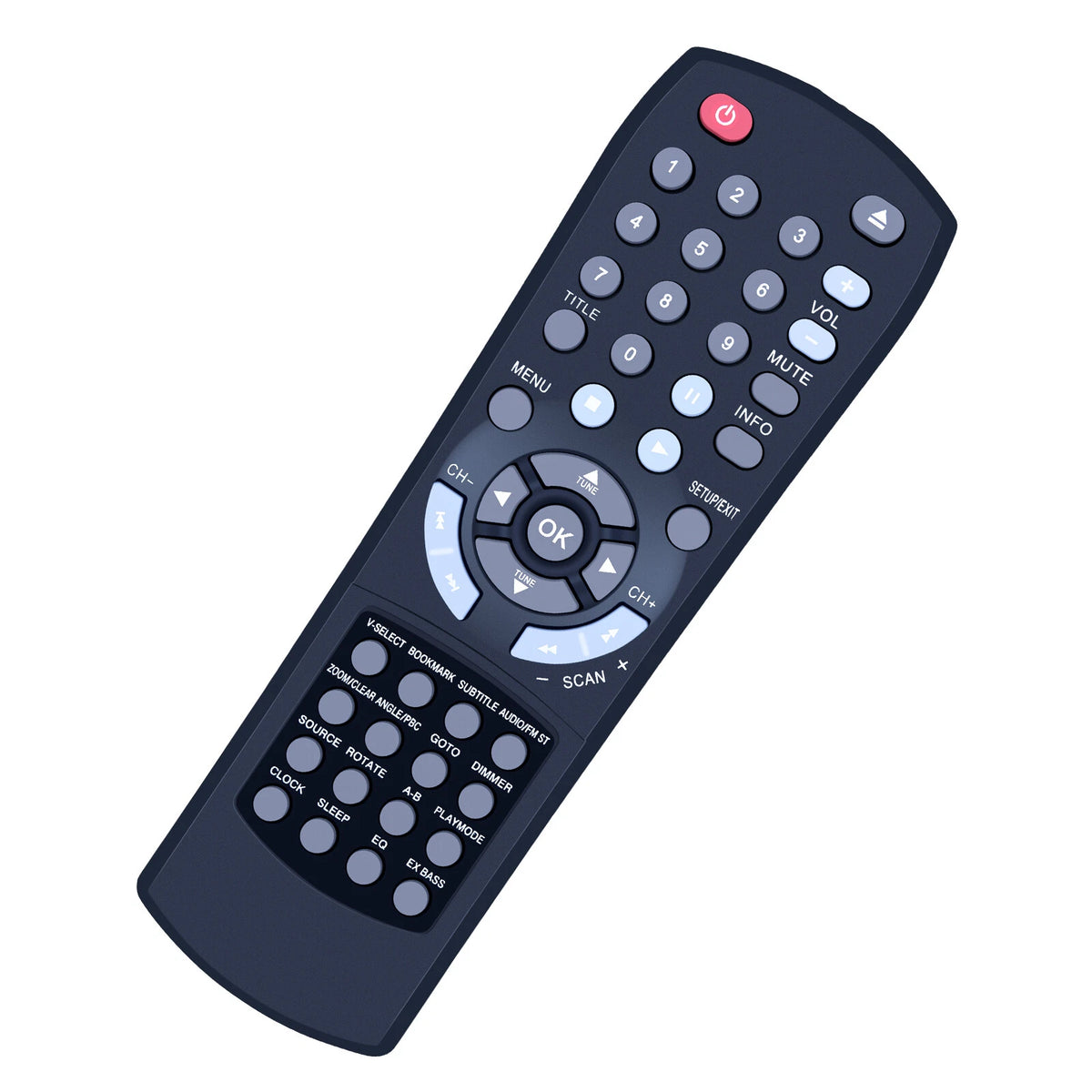 Replacement Remote Control For INSIGNIA DAV8611 Audio System NS-A3111
