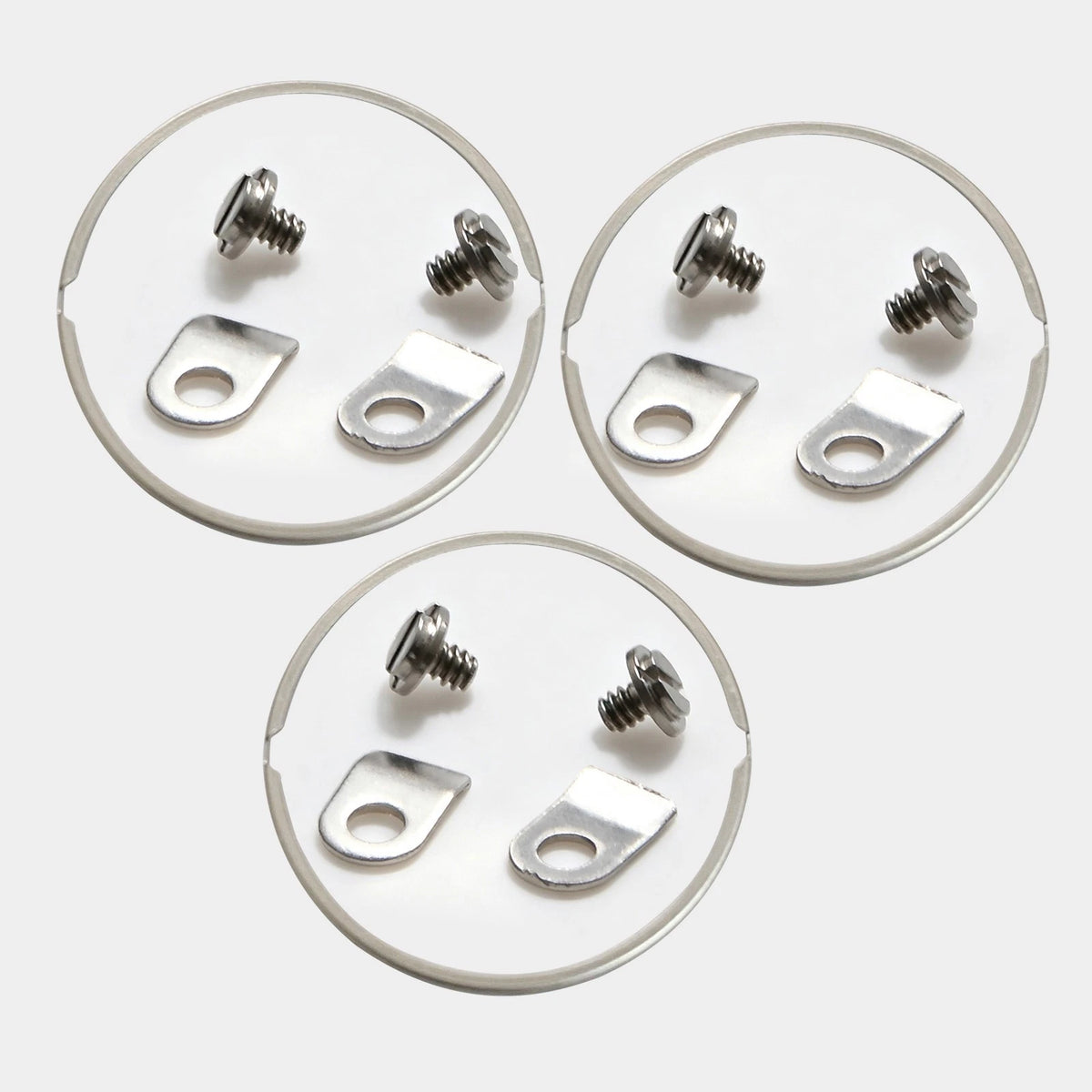 Movement Steel 6* Clamps+6*Screws+3* Mounting Rings For ETA 2824 2834 2846 2836