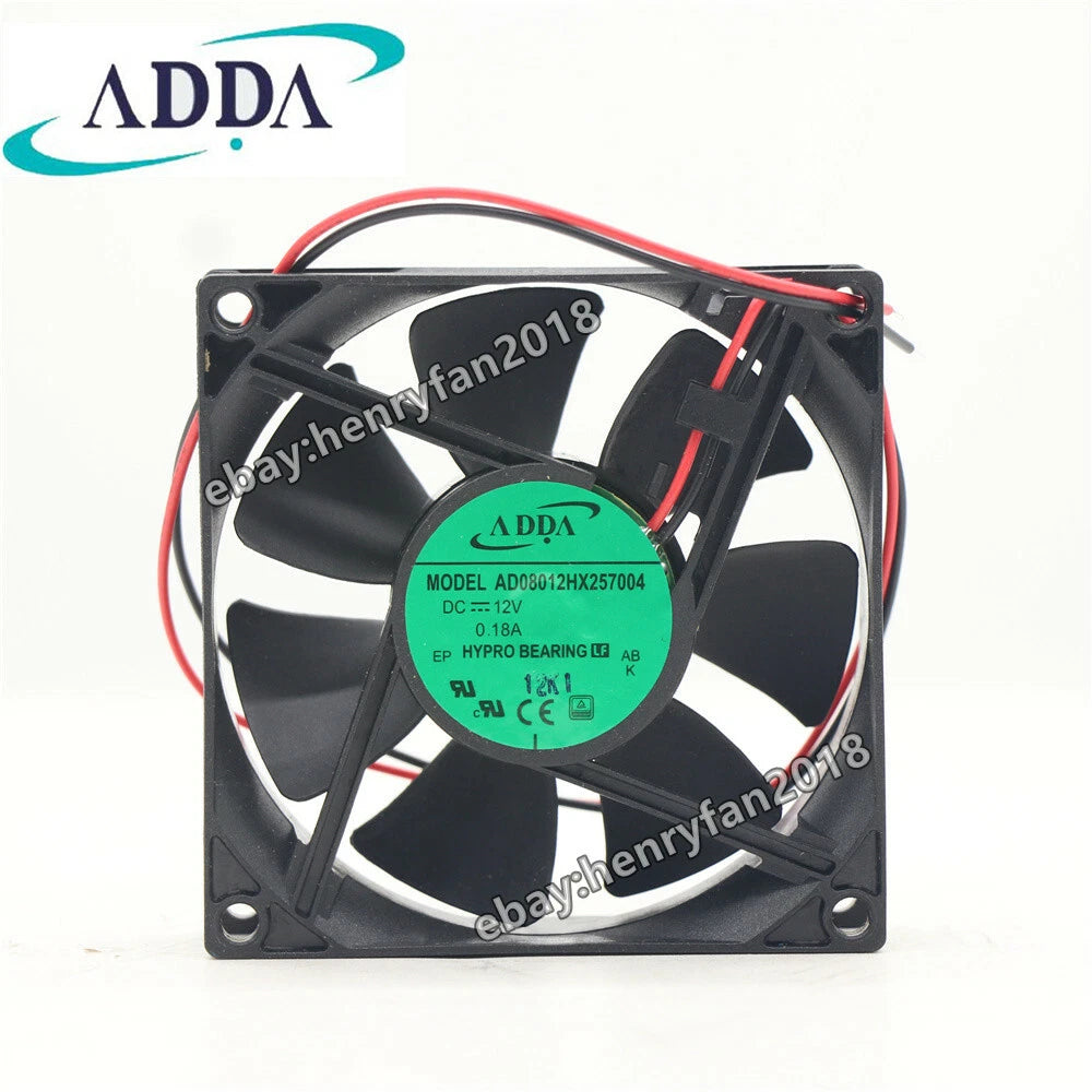 ADDA AD08012HX257004 Axial Fan 12V 0.18A 80*80*25MM High Speed Case Cooling Fan