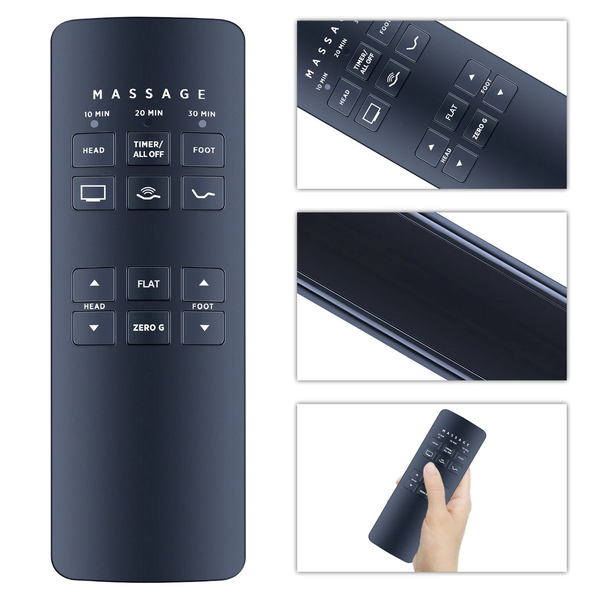Remote Control For TEMPUR-PEDIC Adjustable Bed Base 75261 RF258B