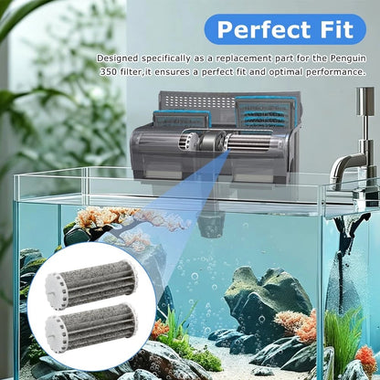 Zornaveli 2PCS Aquarium Filter Parts for Hang-On Fish Tank with Grey