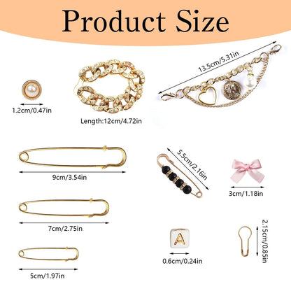 Molirex 151 Pcs Junk Socks Charms, Gold Shoe Charms for Sneakers Gold-151