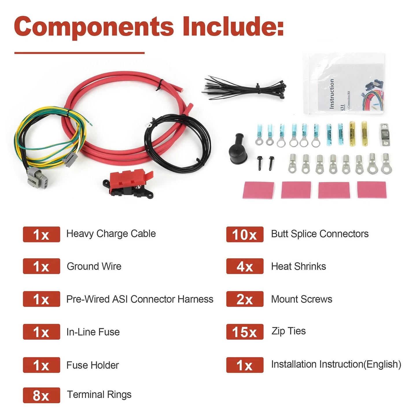 Alternator Wiring Conversion Kit 30831 For Ford 2G to 3G 1984-Up